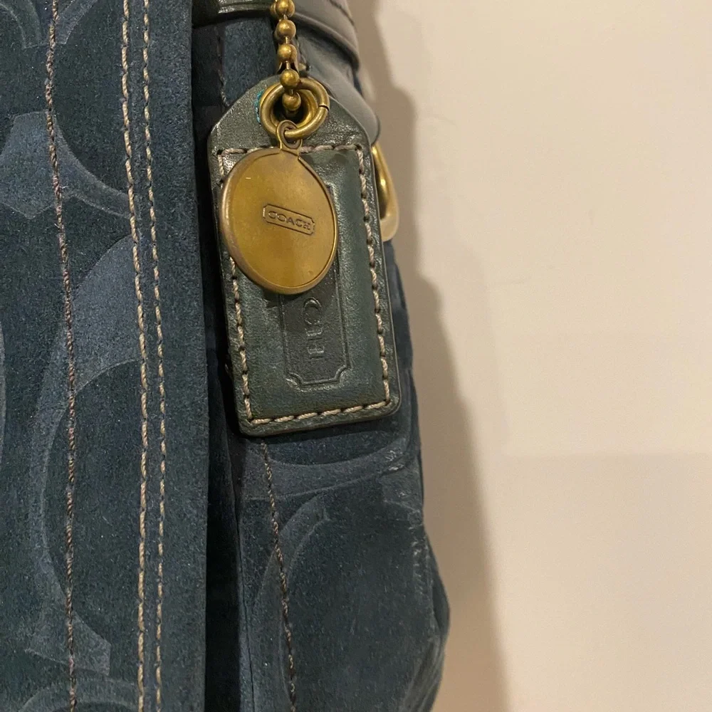 Coach 65th Anniversary Suede Leather Bag - Picture 5 of 15